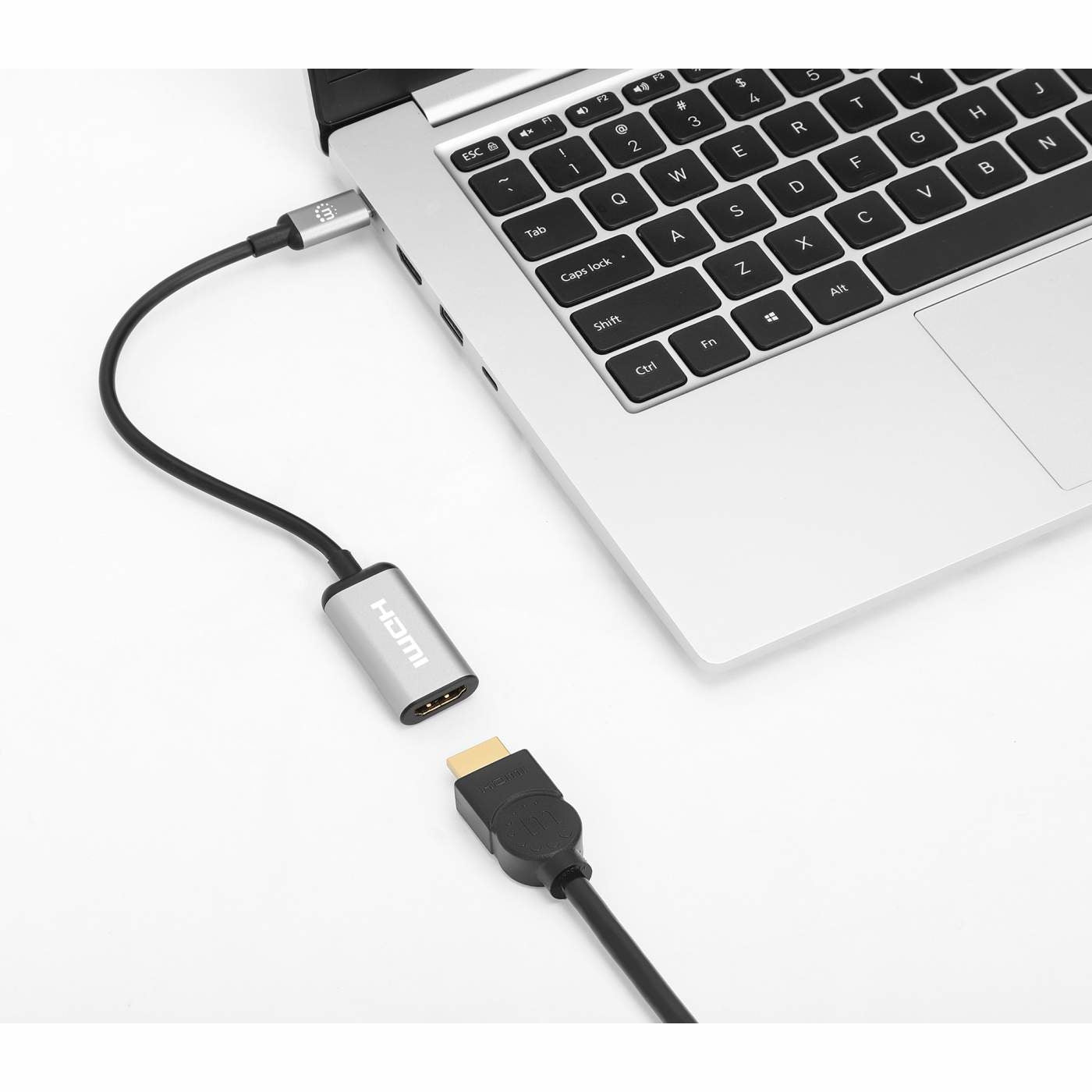 Convertidor Usb A Hdmi Intellinet 153706 Adaptador Usb-C 4K 60Hz Conecta Fácilmente Un Dispositivo Una Pantalla Hdmi.