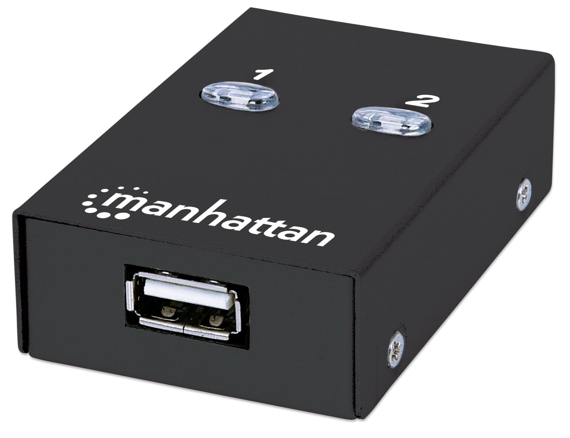 Hub Usb Manhattan 162005 2.0 Color Blanco Puertos