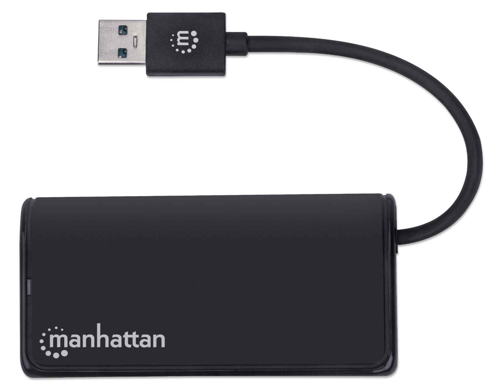 Conector Múltiple De 4 Puertos Para Usb Manhattan 164900 Hub 3.2 Gen Usb-A 1. Alimentación Por Bus No Es Necesaria Una Fuente Externa.