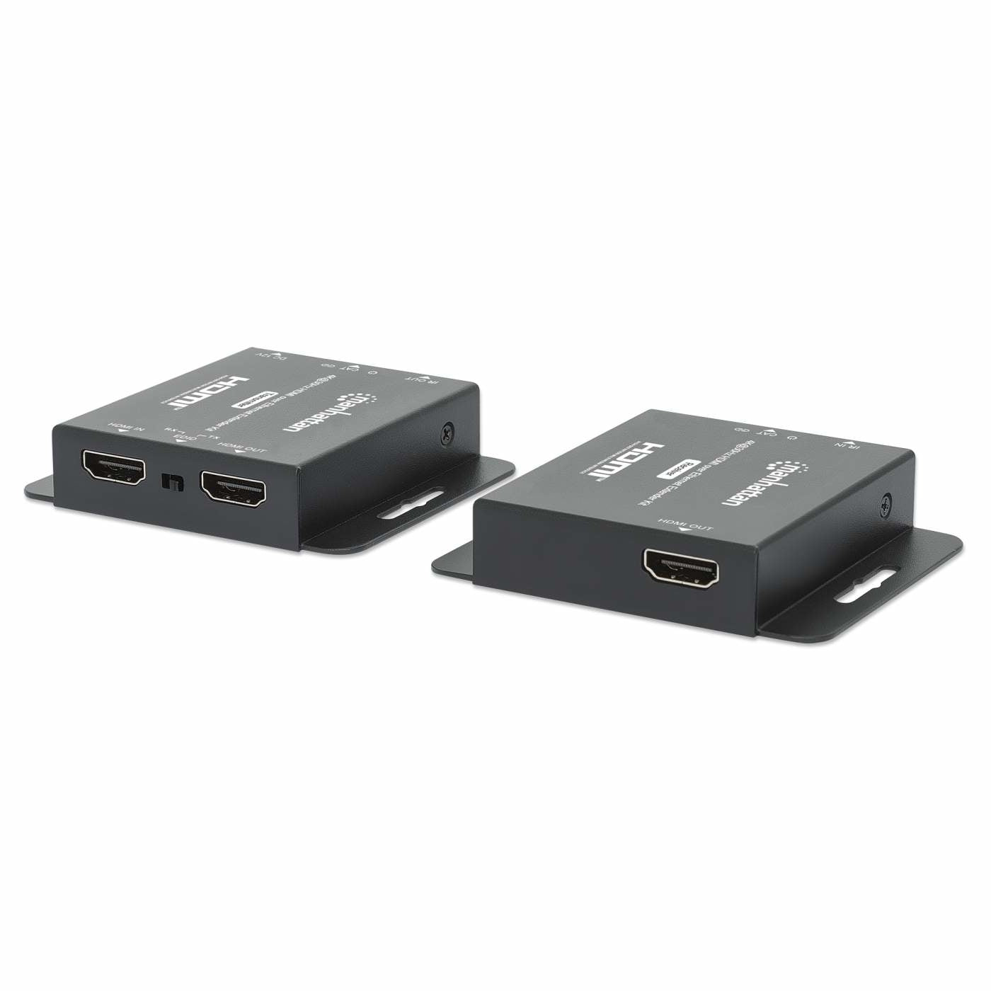 Kit Extensor De Hdmi Manhattan 168397 Sobre Ethernet 4K 30Hz Extiende Una Señal Hasta 70 Utilizando Cable Cat6