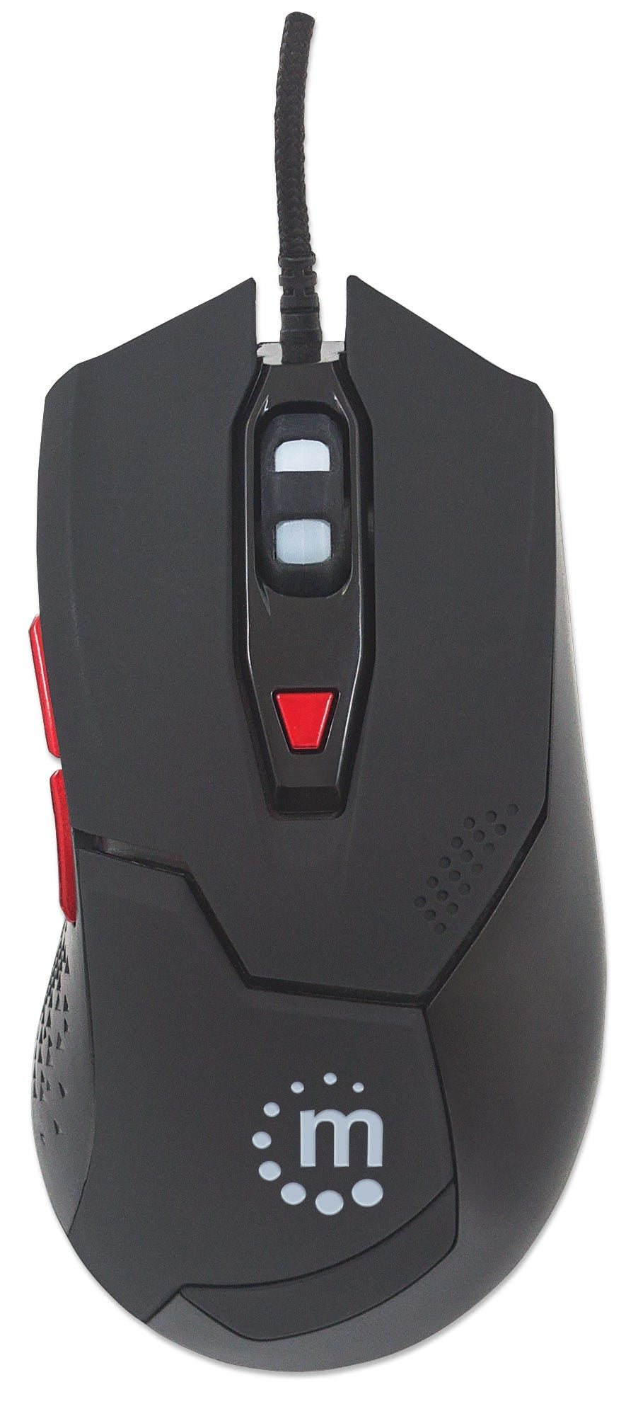 Mouse Optico Gaming Negro Dpi Ajustables Luz Led Manhattan 176071