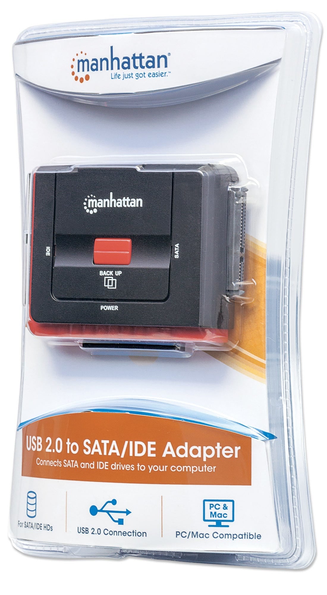 Convertidor Manhattan 179195 Adaptador Usb De Alta Velocidad 2.0 Sata/ Ide