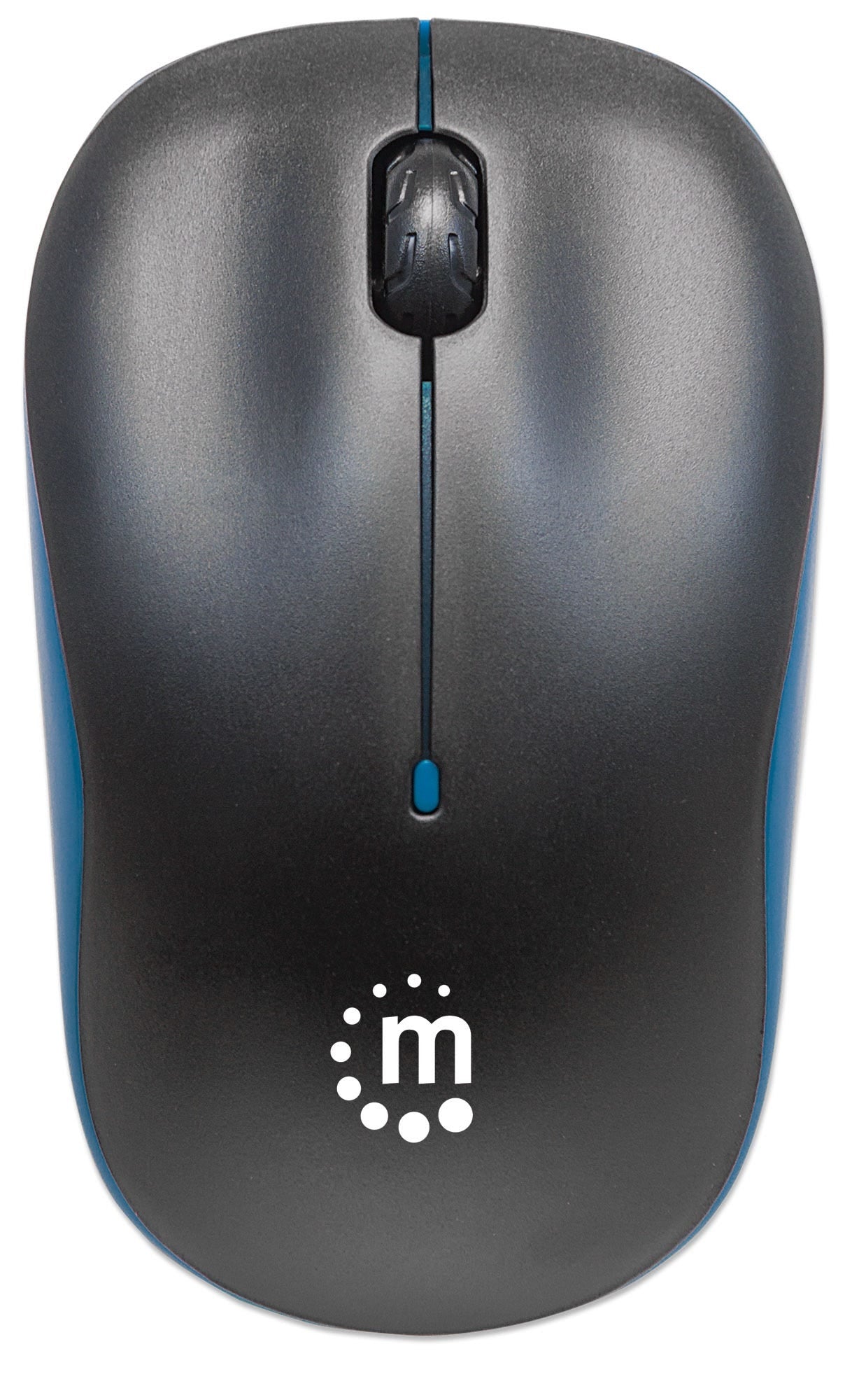 Mouse Optico Inalambrico Manhattan Success Negro/Azul 179416