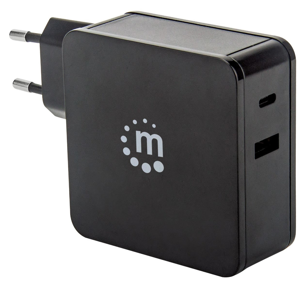 Fuente De Poder Univ.Manhattan Po.Delivery 60W Usb-C+2.4A Usb-A 180214