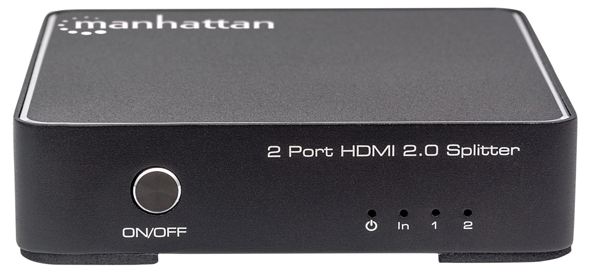 Splitter Hdmi 4K Manhattan De 2 Puertos Negro Hembra/Hembra