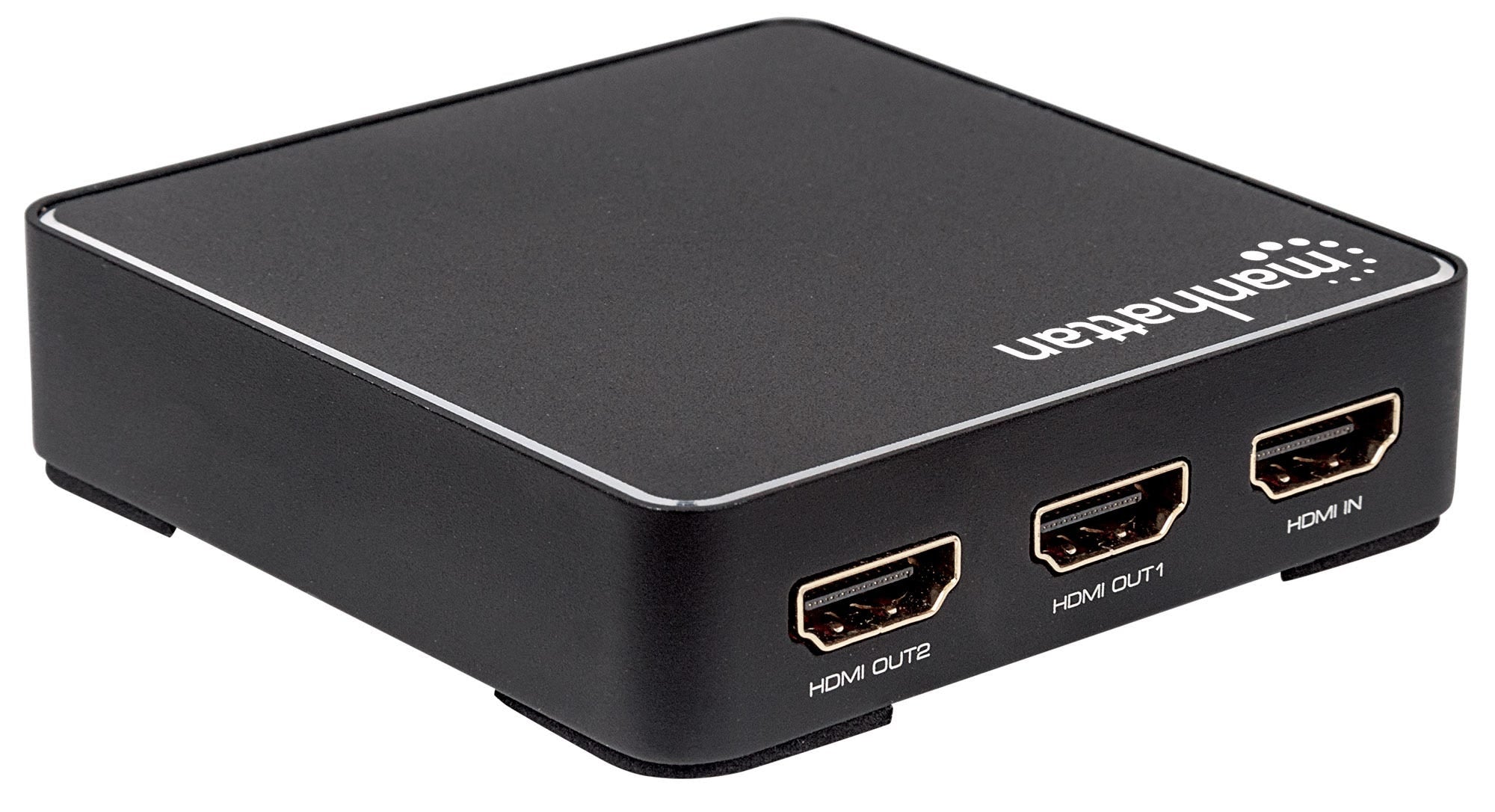 Splitter Hdmi 4K Manhattan De 2 Puertos Negro Hembra/Hembra