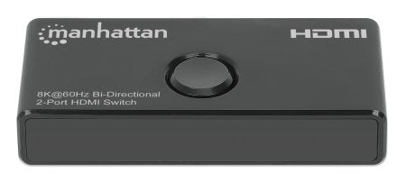 Switch Manhattan 207997 Hdmi Bidireccional Con Puertos 8K Cambia Entre Dos Entradas A Una Salida (2X1) O Salidas.