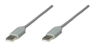 Cable Usb Manhattan 317887 A Gris 1.8 M. Onecta Un Hub Dispositivo Una Computadora Compatible