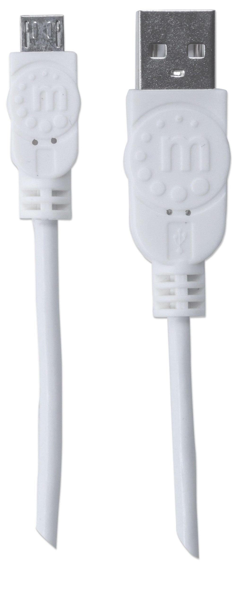 Cable Usb Manhattan V2.0 A-Micro B 1.0M Blanco 323987