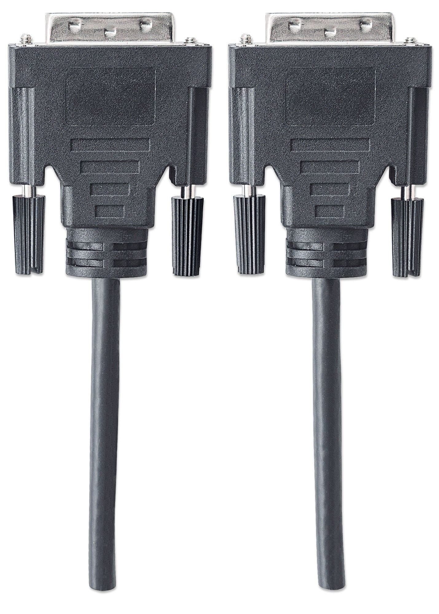 Cable Dvi Manhattan 328838 Dvi-D Enlace Dual Macho A De Negro 1.8M Completamente Blindado