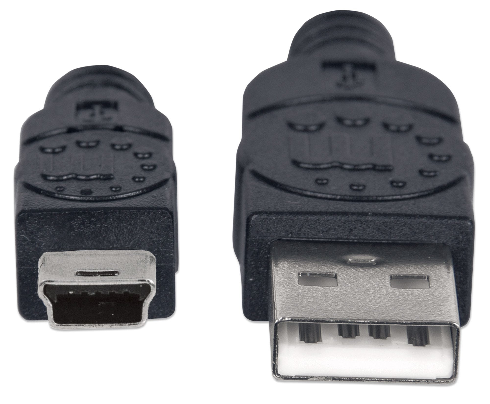 Cable Usb Manhattan 333375 2.0 A Macho/ Mini-B 480 Mbps 1.8 Negro