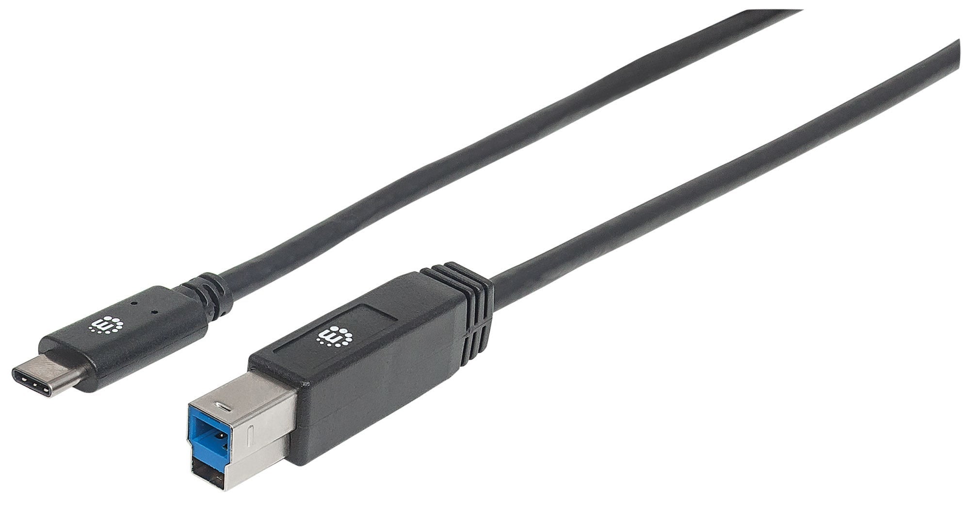 Cable Usb Manhattan Tipo C M-B M 2.0Mts Negro V3.1Gen 1354998