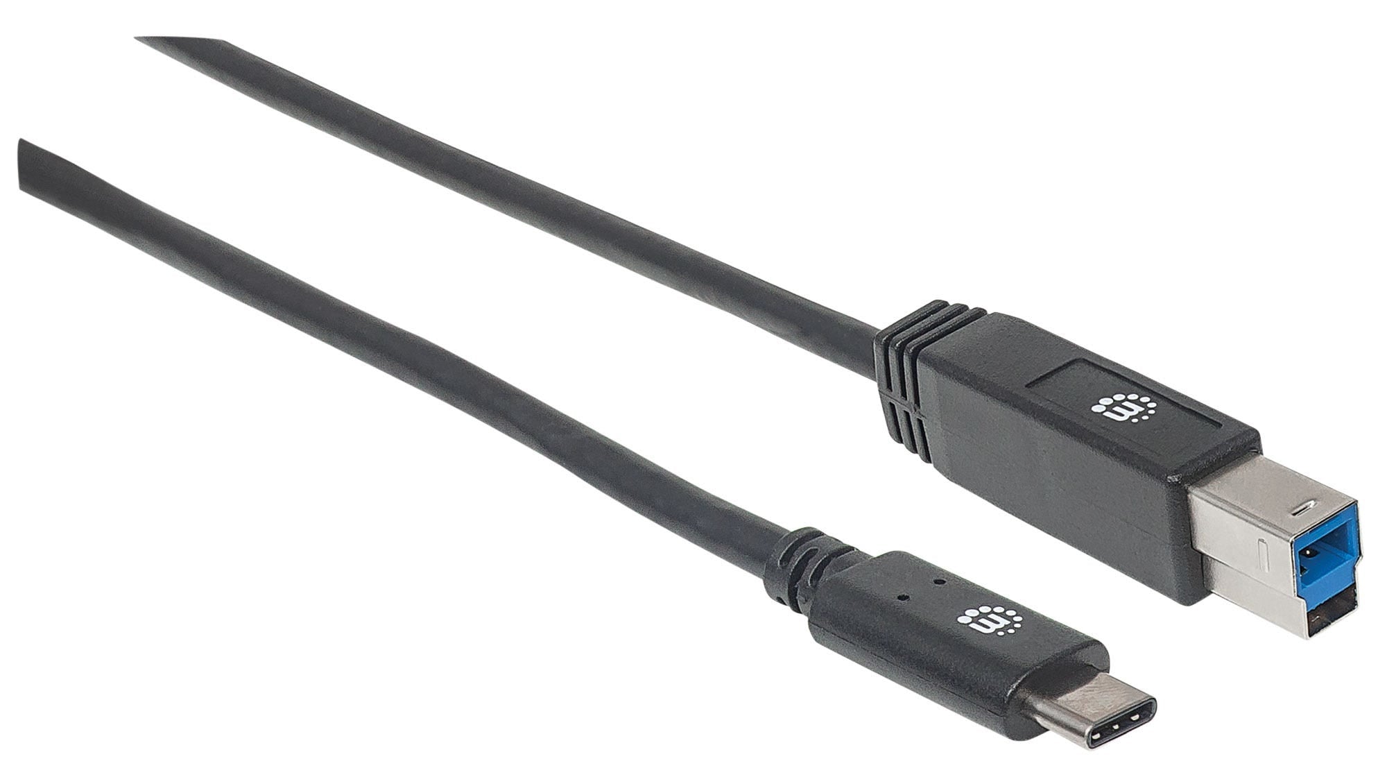 Cable Usb Manhattan Tipo C M-B M 2.0Mts Negro V3.1Gen 1354998