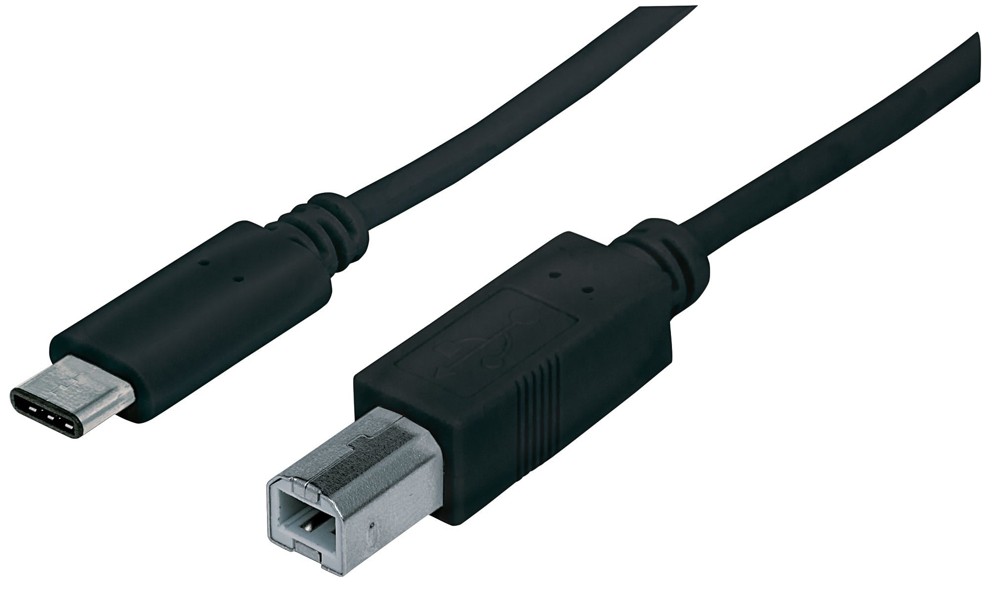 Cable Usb-C Manhattan Cm-B Macho 1.0 Mts Negro 353304