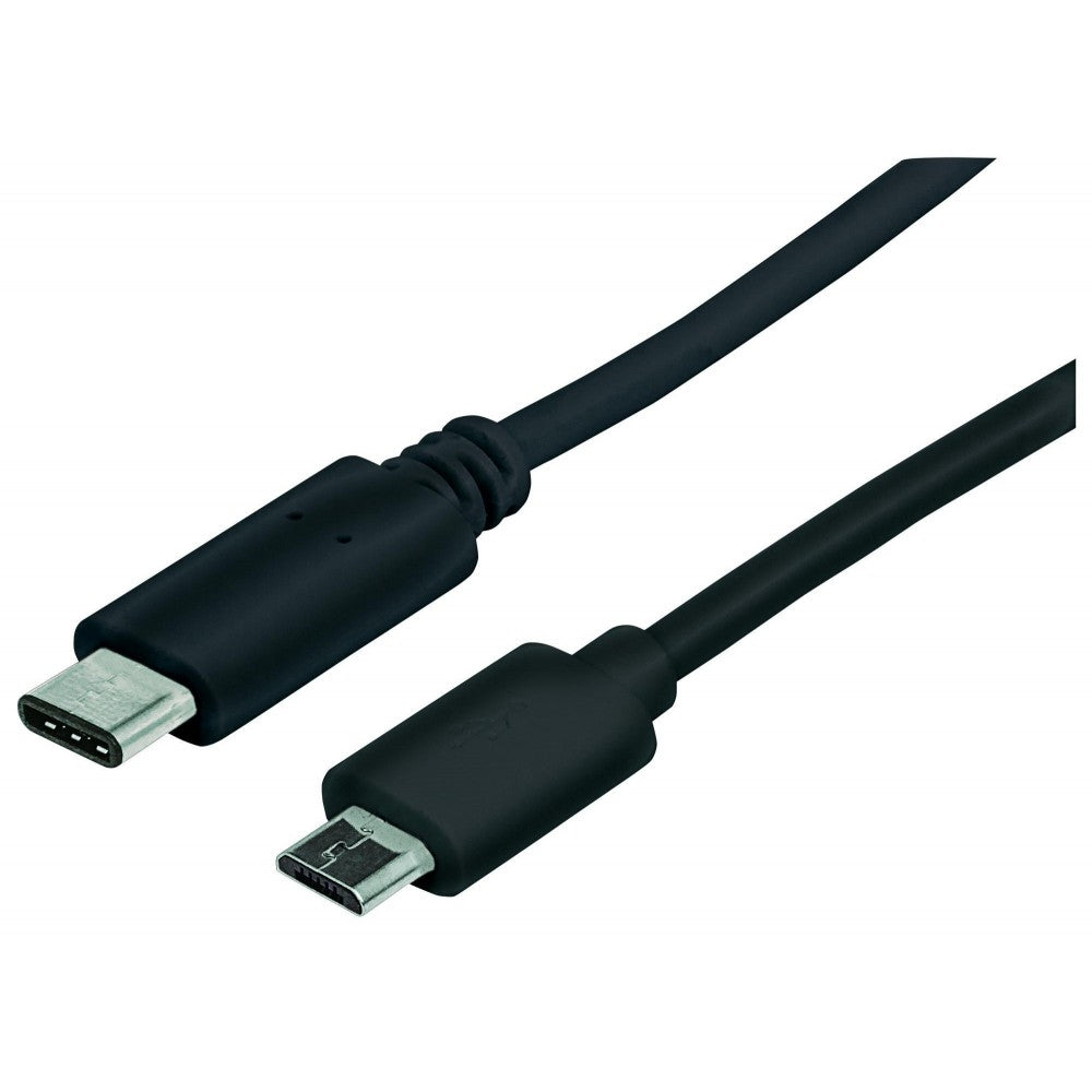 Cable Usb Tipo-C Manhattan, Cm-Micro Bm 1.0M Negro 353311