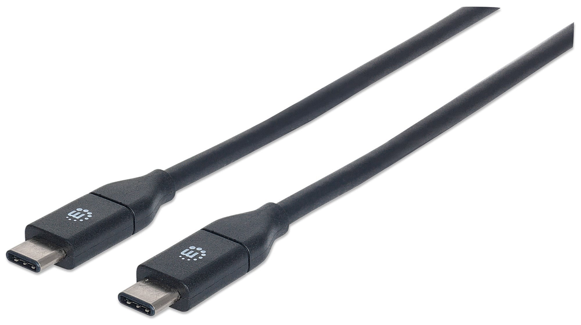 Cable Usb Manhattan 353526 Para Dispositivos Usb-C De Súpervelocidad; 3.2 Gen Macho/ 10 Gbps Negro