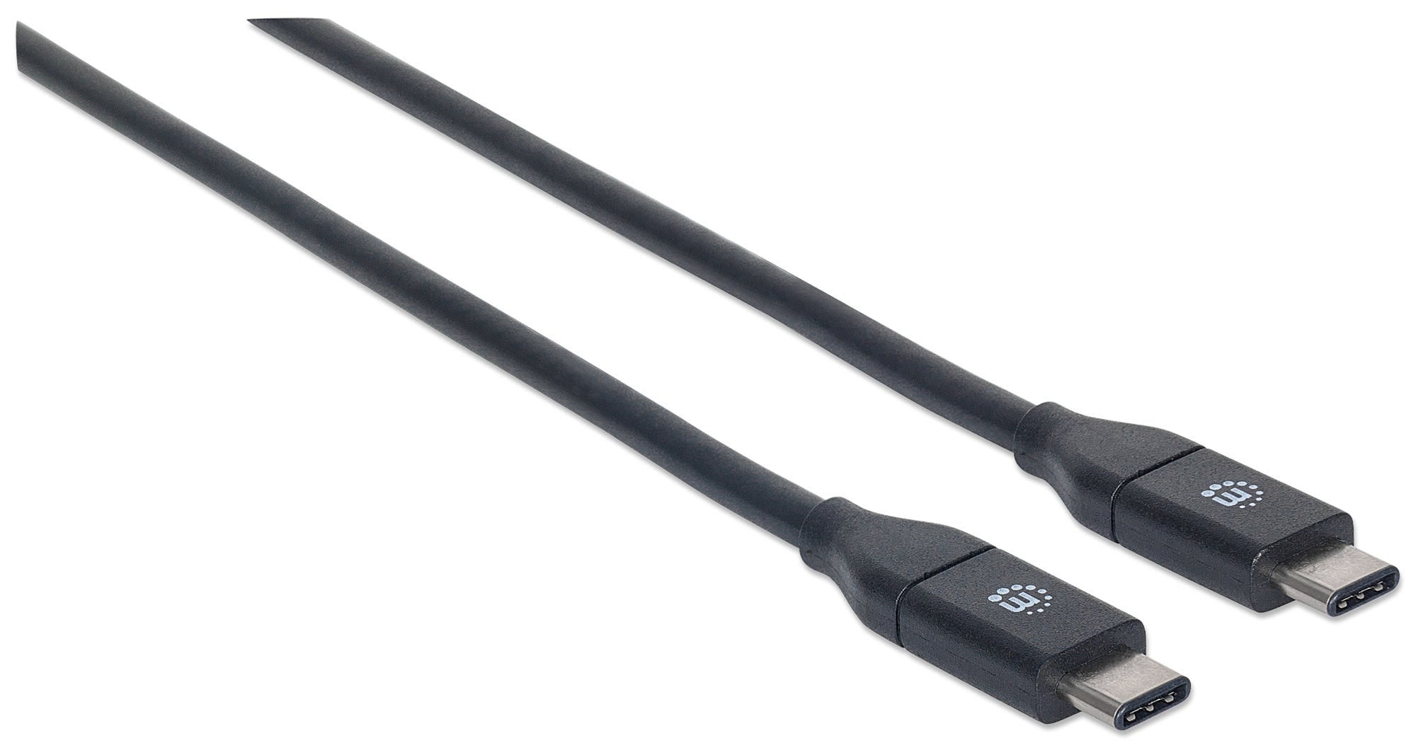 Cable Usb Manhattan 353526 Para Dispositivos Usb-C De Súpervelocidad; 3.2 Gen Macho/ 10 Gbps Negro