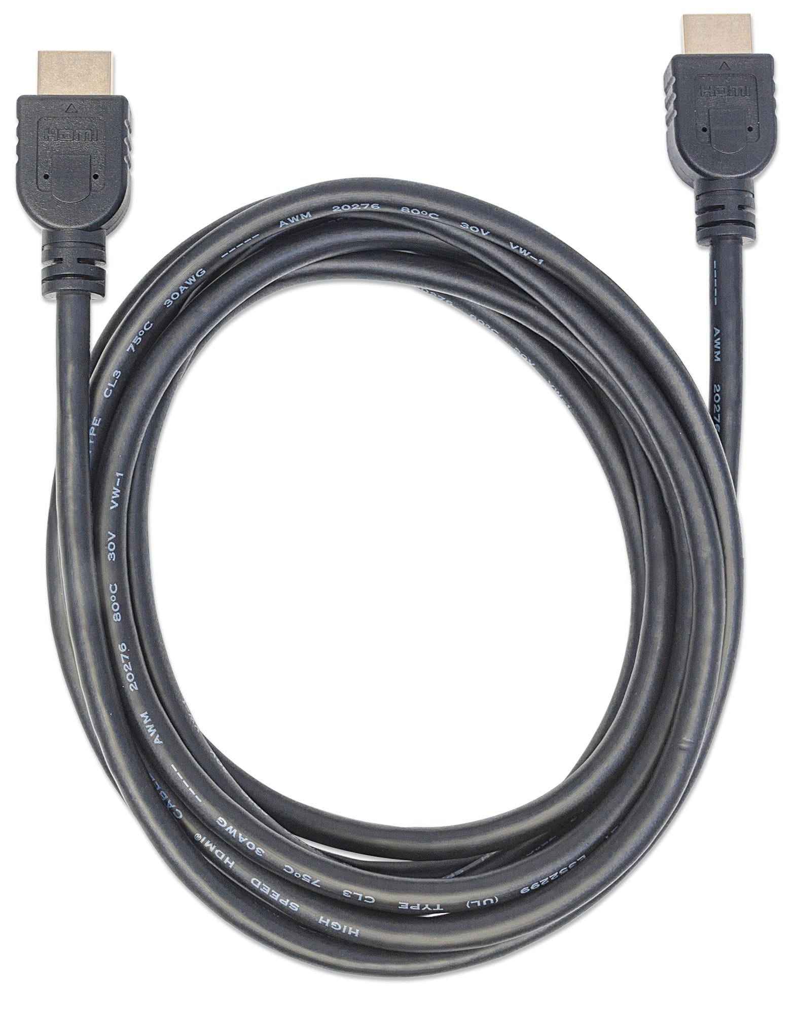 Cable Hdmi Alta Velocidad C/ Ethernet M-M P/ Pared 3M Manhattan 353946