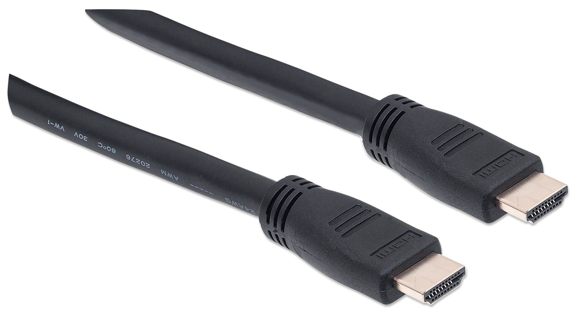 Cable Hdmi Manhattan 353977 2.0 Alta Velocidad Con Ethernet Intramuros 4K@60Hz 10 Macho Negro