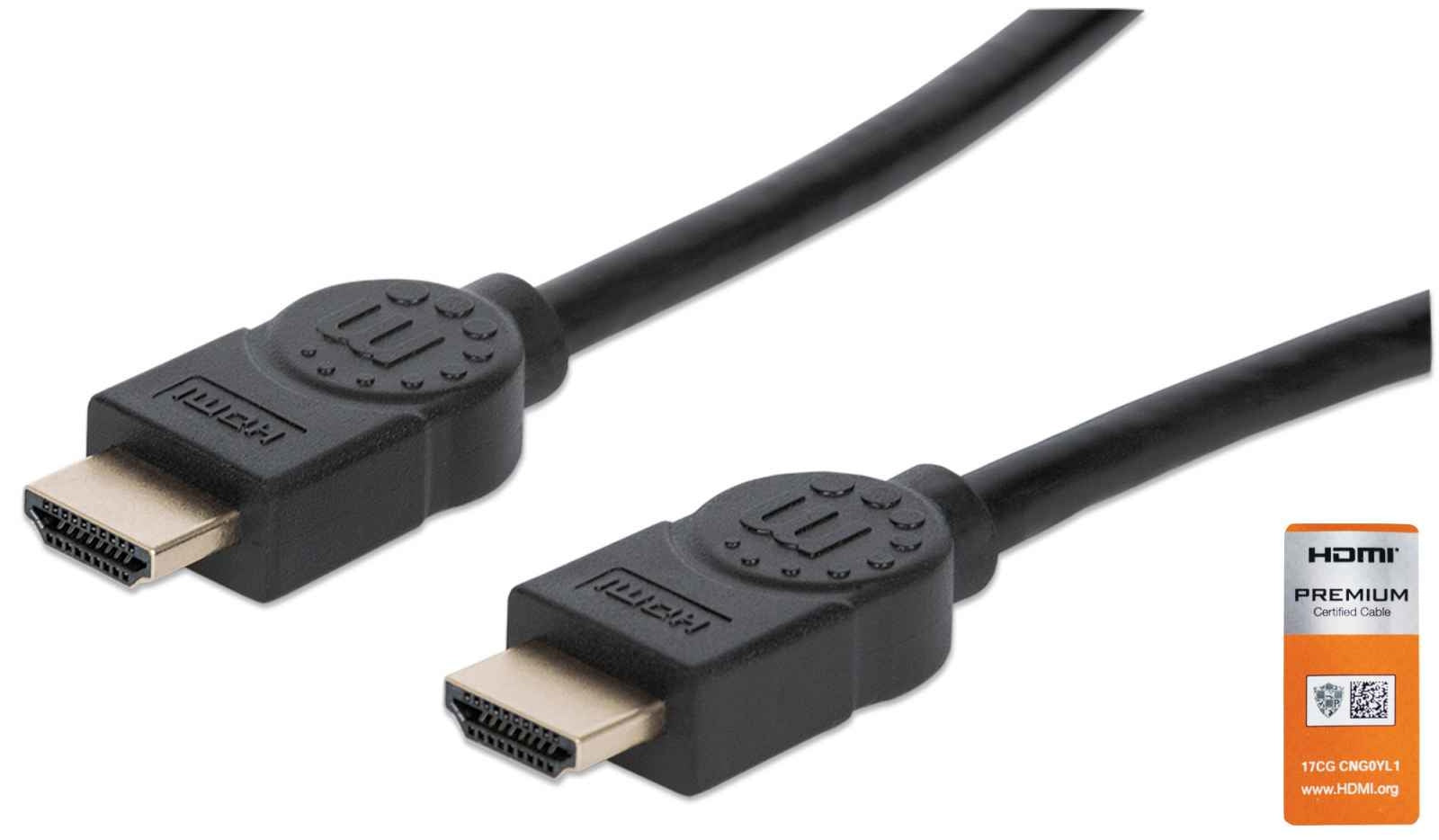 Cable Hdmi Manhattan 2.0 Premium M-M 1M 354837