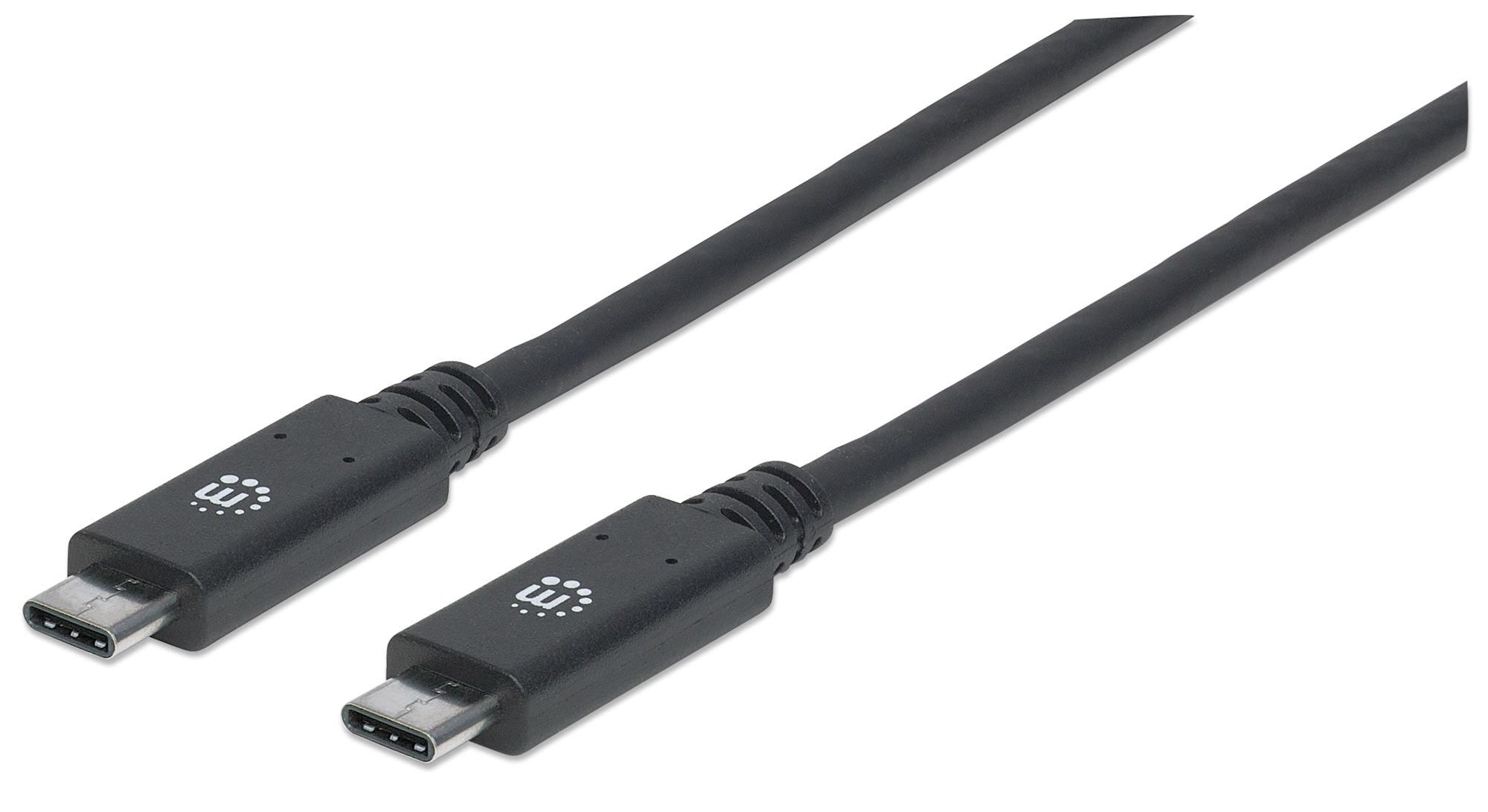 Cable Usb Tipo C 3.1 Super Velocidad M-M 1M Manhattan 355223