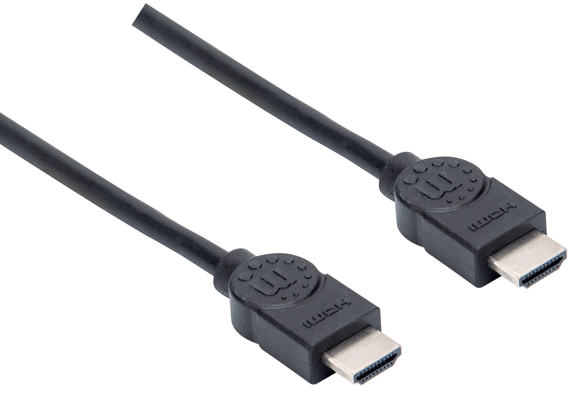 Cable Hdmi Manhattan 355308 De Alta Velocidad Macho Macho4K Blindado Longitud 1.5M Color Negro