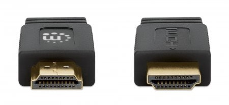 Cable Hdmi Manhattan 355636 2.0 Alta Velocidad Con Ethernet Plano 4K@60Hz Macho Negro