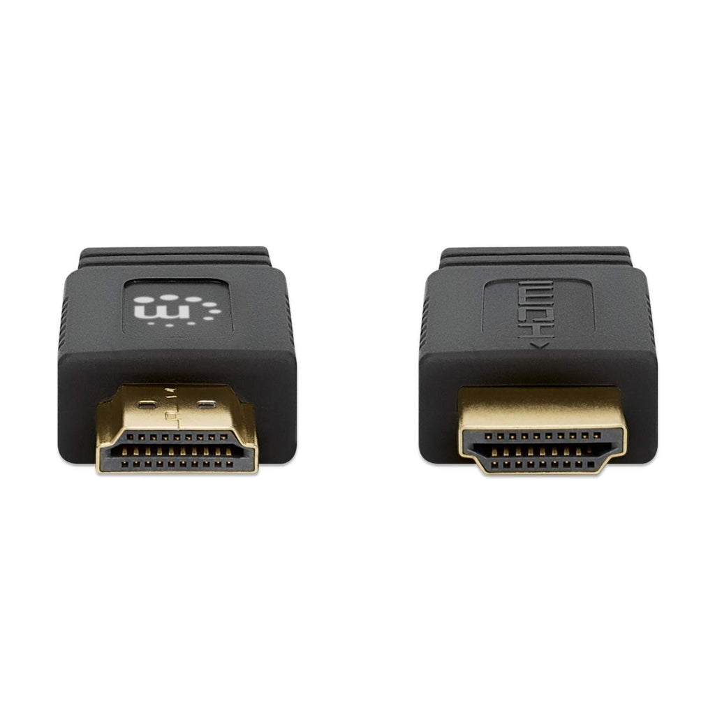 Cable Hdmi Manhattan 355643 2.0 Alta Velocidad Con Ethernet Plano 4K@60Hz 10 Macho Negro