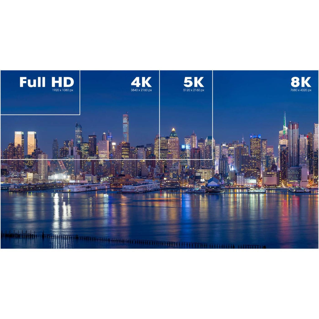 Cable Hdmi 8K Manhattan 355933 Certificado De Ultra Alta Velocidad 60 Hz O 4K 120 Con Ethernet 1M Contactos Chapa Oro.