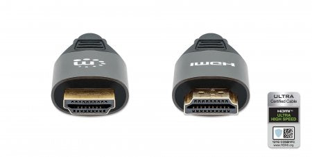 Cable Hdmi 8K Manhattan 355957 2.1 Textil 8K@60Hz O 4K@120Hz Con Ethernet Macho Negro