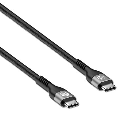 Cable Usb-C Manhattab V2.0, C-C 2.0M 480Mbps 240W Ne 356367