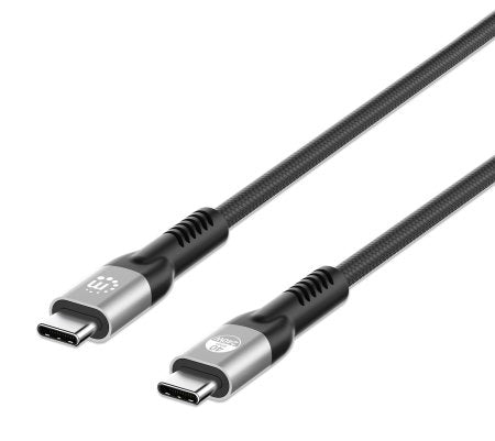 Cable Manhattan Usb-C V4 Thunderbolt4 C-C 1.0M 8K 240W (356374)