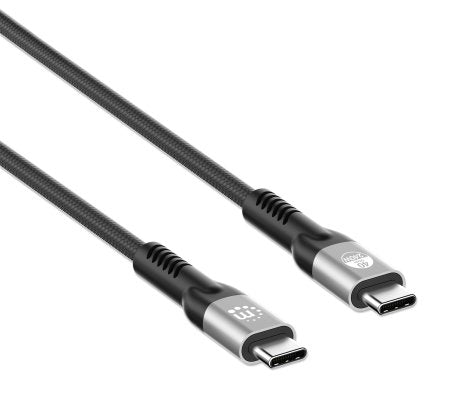 Cable Manhattan Usb-C V4 Thunderbolt4 C-C 1.0M 8K 240W (356374)