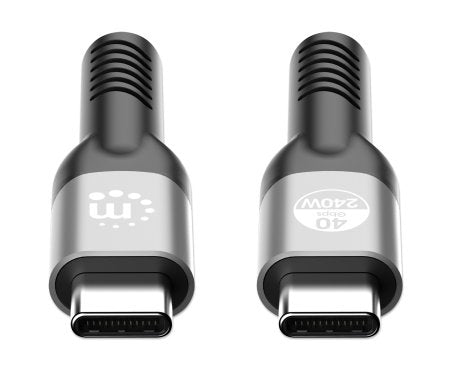 Cable Manhattan Usb-C V4 Thunderbolt4 C-C 1.0M 8K 240W (356374)