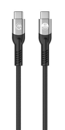 Cable Manhattan Usb-C V4 Thunderbolt4 C-C 1.0M 8K 240W (356374)