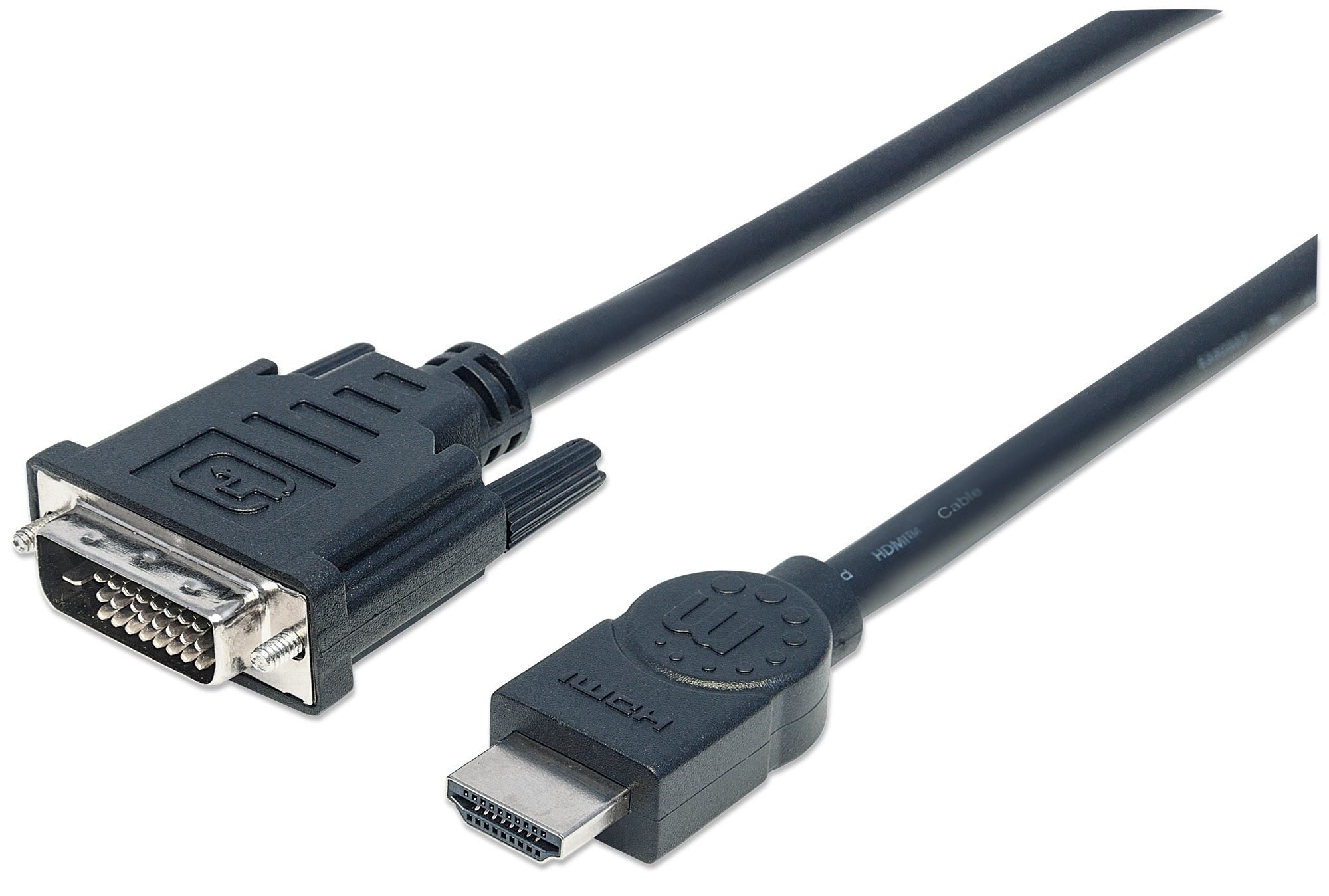 Cable Video Hdmi Manhattan Dvi-D M-M 3.0M 372510