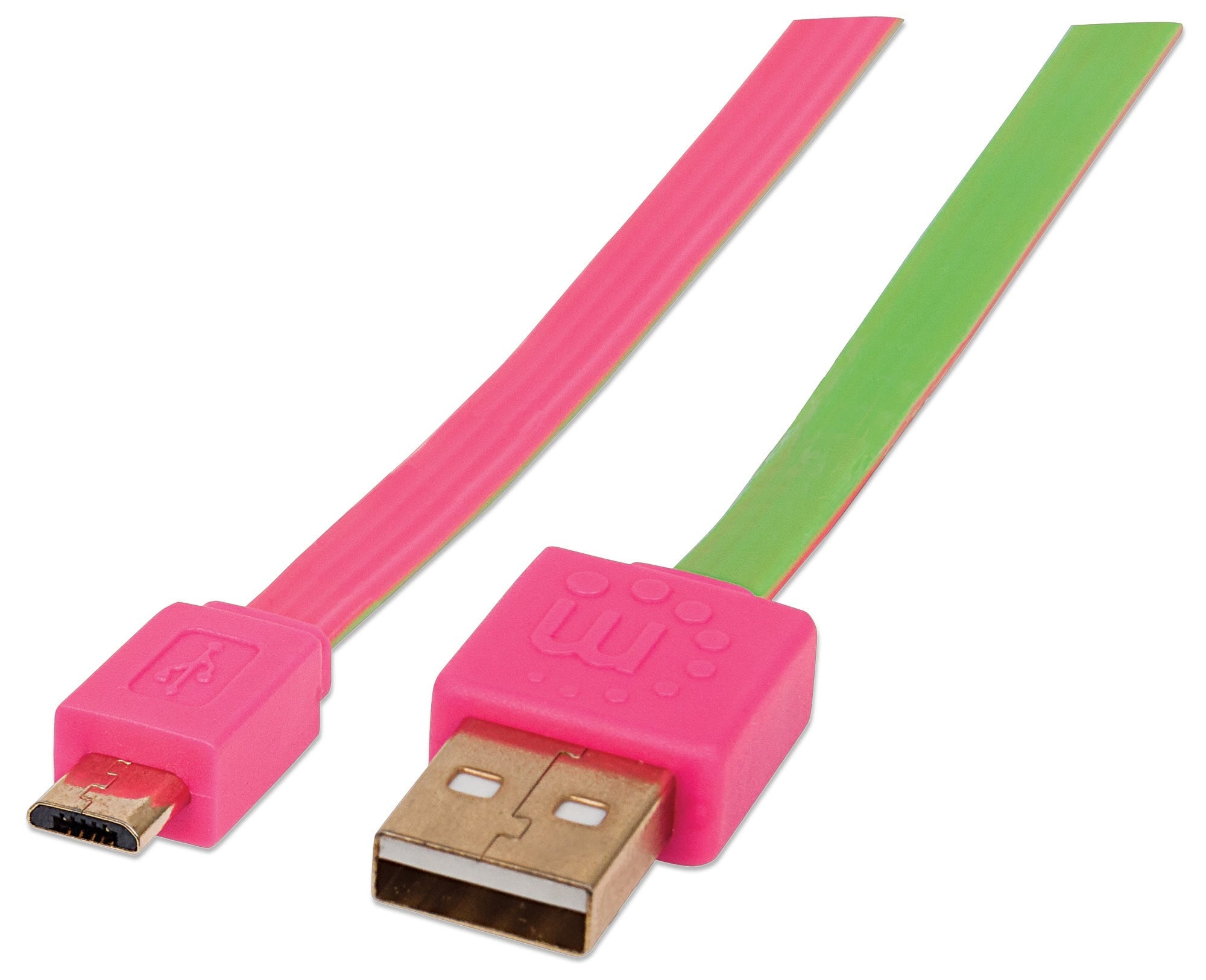 Cable Usb Manhattan 391443 Micro B A Macho/Macho Rosa