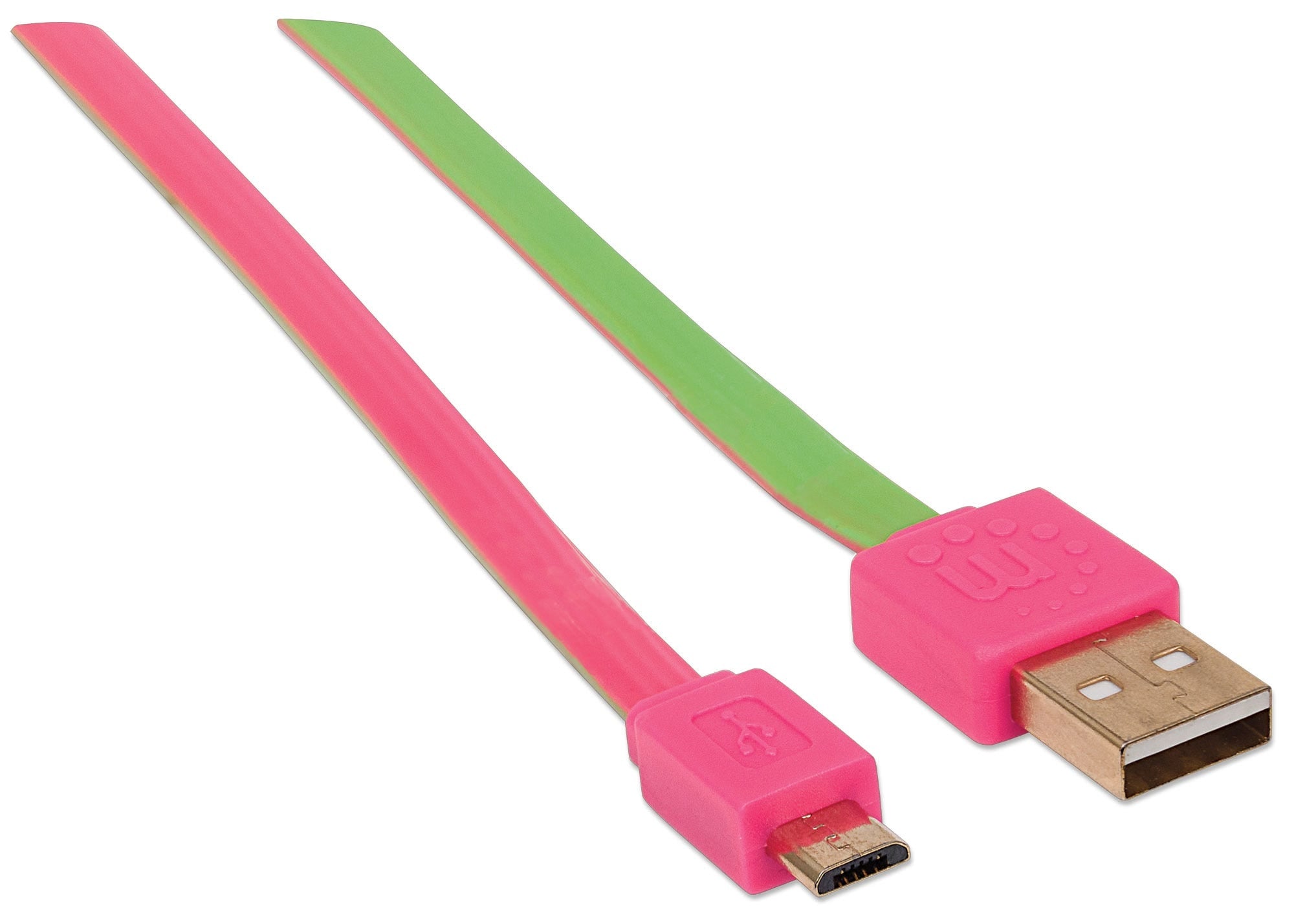 Cable Usb Manhattan 391443 Micro B A Macho/Macho Rosa