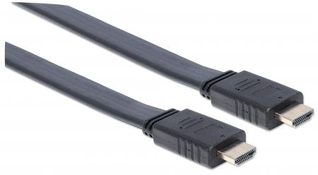 Cable Hdmi Plano Manhattan 10.0M Ethernet 3D 4K M-M Velocidad 2.0