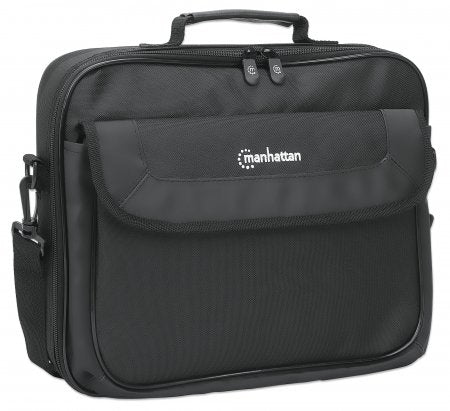 Maletín Manhattan 439985 Para Laptop De 14.1 Pulgadas Cambridge Clamshell Se Adapta Mayoría Los Laptops Hasta 14.1".