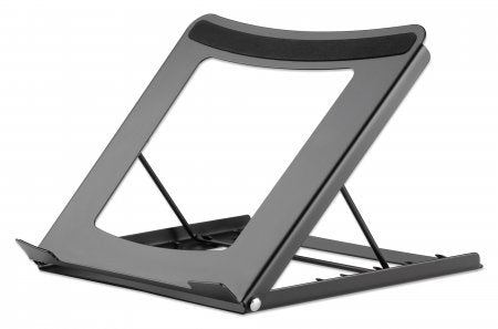 Soporte Ajustable Para Laptops Y Tabletas Manhattan 462129 Dispositivos De 10 Pulgadas 15.6 Hasta Kg Plegable En Cinco Posiciones Negro