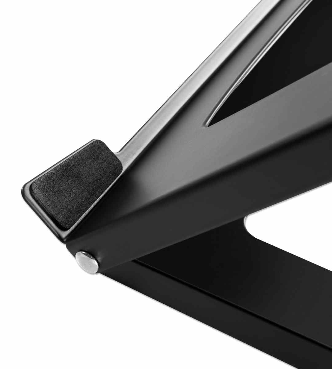 Soporte Ajustable Para Laptops Y Tabletas Manhattan 462129 Dispositivos De 10 Pulgadas 15.6 Hasta Kg Plegable En Cinco Posiciones Negro