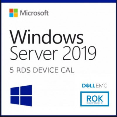 5-Pack Rds Dispositivo 2019 Dell 623-Bbdc Microsoft