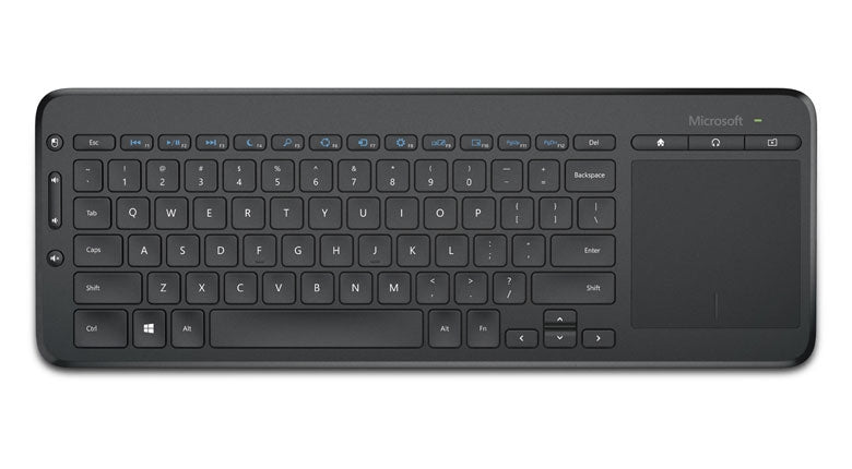 Teclado Microsoft All-In-One Media Keyboard Usb Qwerty Inalámbrico Universal Negro