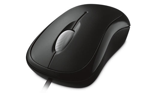 Mouse Microsoft Optical Basic Negro 3 Botones Usb Óptico