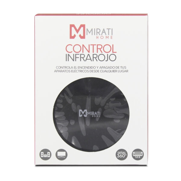 Control Remoto Infrarrojo Universal Inteligente Mirati // Alcance De 360 // Wifi 2.4Ghz // Hasta 7Mts De Distancia // Compatible Con Android E Ios // Funciona Con Alexa Y Asistente De Google // Contro