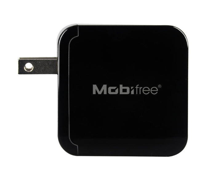 Kit Cargador Usb Con Cable Lightning Mobifree Mb-914192 Pared Negro