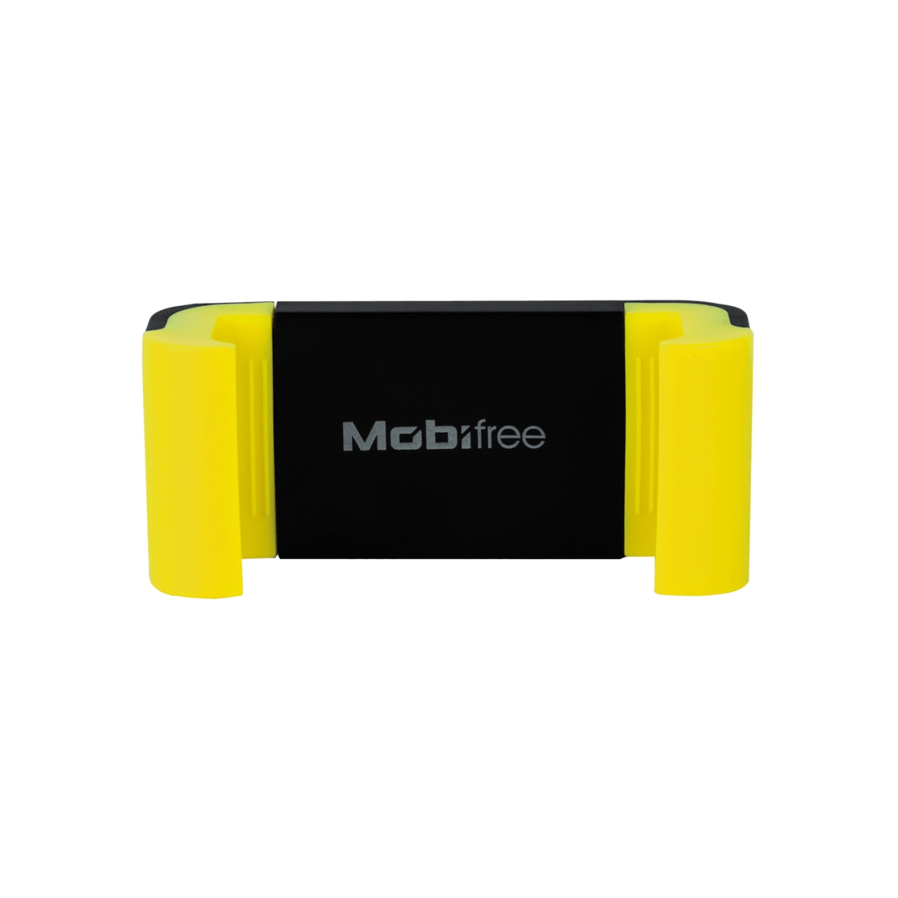 Soporte Para Celular Mobifree Holder Mount Ventila Negro Y Amarillo Universal De Plástico