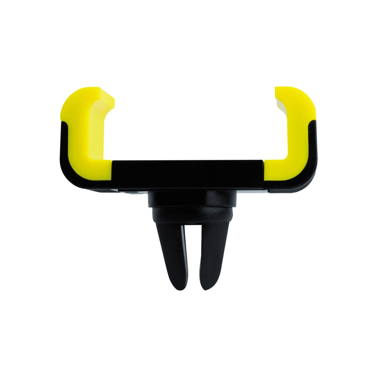 Soporte Para Celular Mobifree Holder Mount Ventila Negro Y Amarillo Universal De Plástico