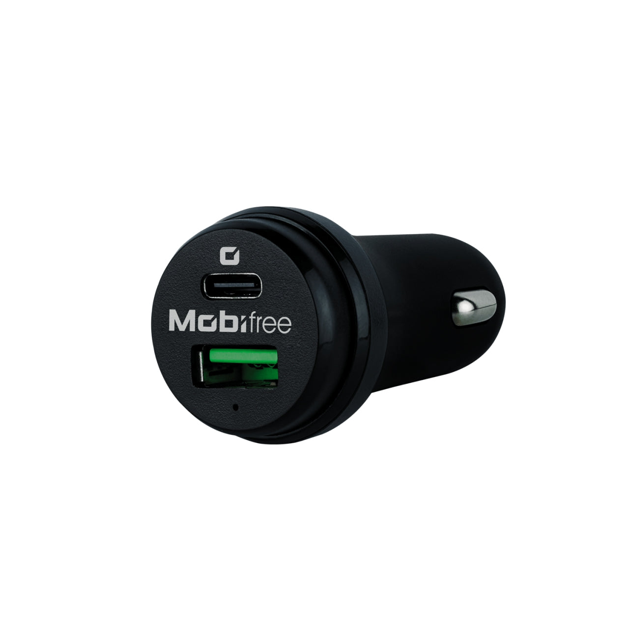 Cargador Mobifree De Coche Usb Y Tipo Negro Auto Corriente Alterna 1